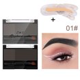 thumbnail image 1 of Kit de sellos para cejas para principiantes con plantilla de forma ajustable y polvo, 1 of 10