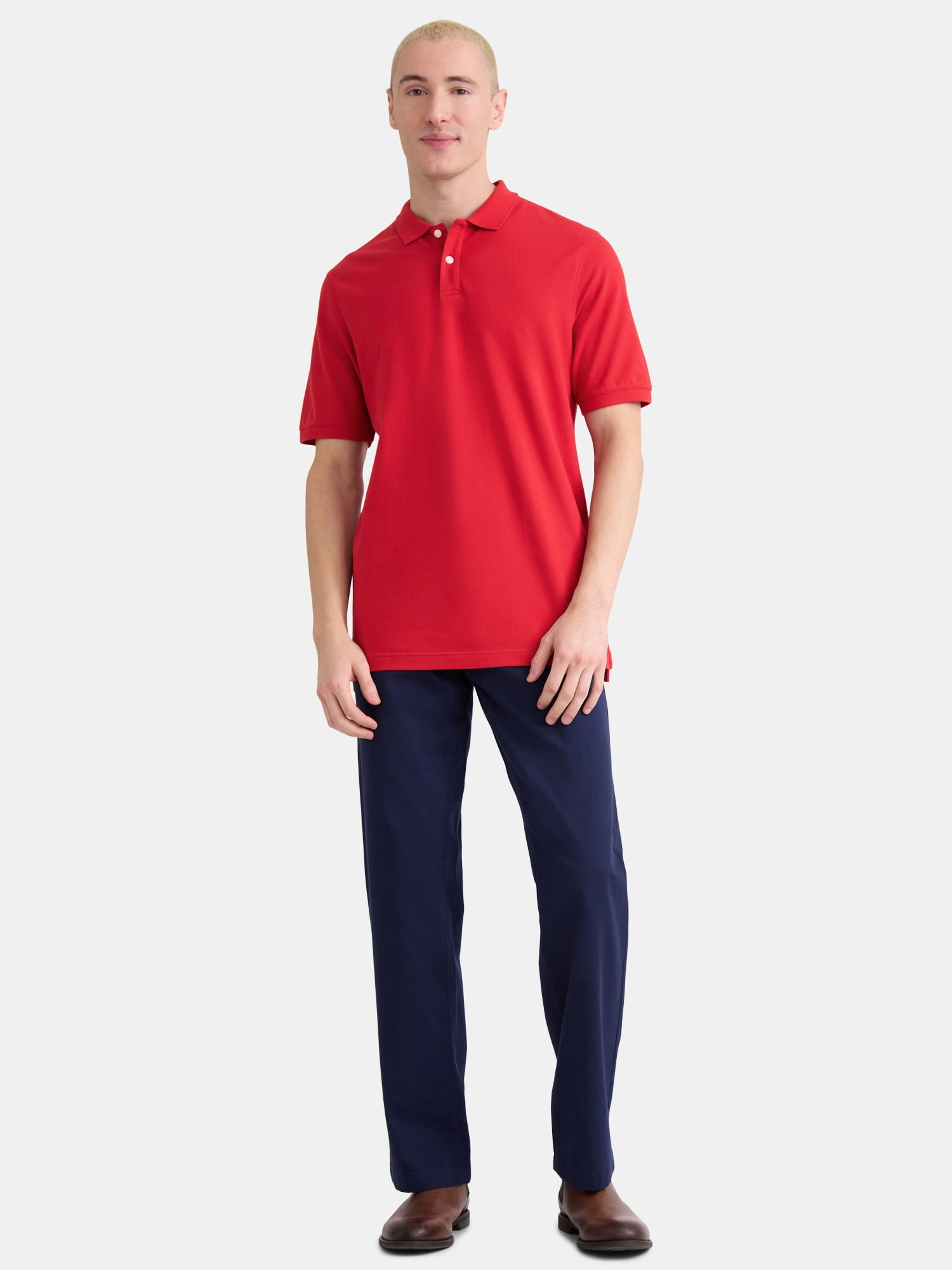 George Men’s and Big Men’s Pique Polo Shirt, Sizes S-3XL