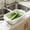 White, variant on Expandable Colander Adjustable Strainer Basket, 13 Inch Kitchen Sink Colander with Sturdy Plastic Build, Space Saving Expandable Strainer for Washing Vegetables Pasta Fruit