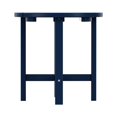thumbnail image 4 of Garden 18" Inch Round Plastic Outdoor Patio Side Table, Navy Blue, 4 of 7