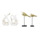 thumbnail image 1 of Elegante Juego De Estatuas De Cisne De Cerámica Y Pájaro De Madera, Esculturas De Animales Modernas, Adornos Decorativos Para Estantería, Armario, Escritorio, Dormitorio, Entrada Interior., 1 of 8