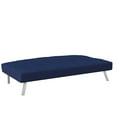 thumbnail image 3 of Serta Chelsea Modern Full Futon, Blue Fabric, 3 of 7