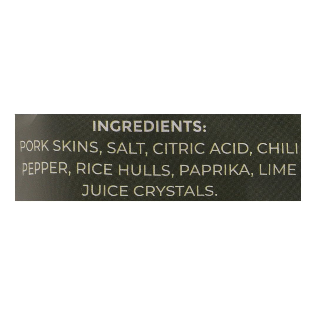 (2 pack) Rib Rack Chile Lime Pork Rinds 4oz