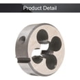 thumbnail image 4 of HUGFEGWE 3/8-24 Round Die, Machine Thread Right Hand Threading Die, Alloy Tool Steel 1pcs CJB91-23427, 4 of 7