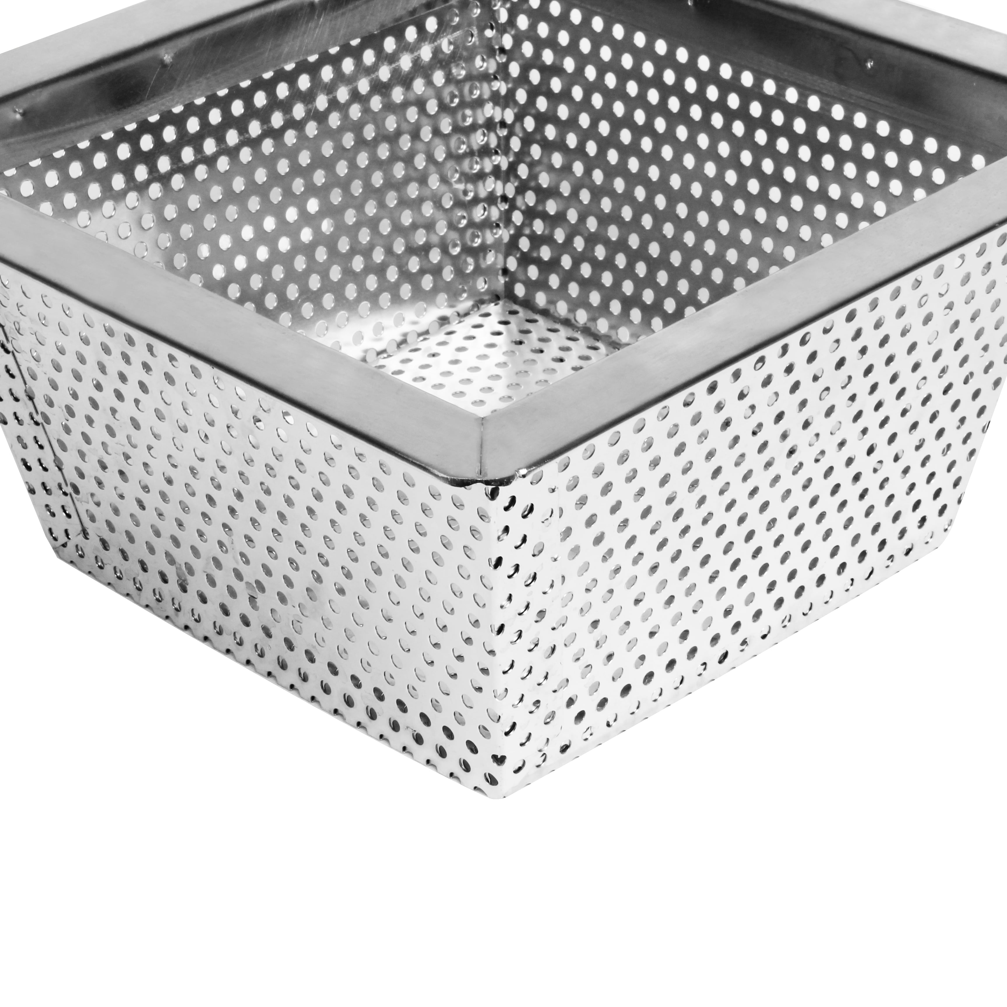 Commercial floor drain strainer, 304 stainless steel, 0.8 mm, 10 x10 x  inch, comes in each