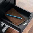 thumbnail image 2 of Mainstays Perkins Rolling File Cabinet, True Black Oak, 2 of 4