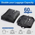 thumbnail image 3 of Vacuum Travel Bags with Pump–Electric Wireless Air Pump, 2PC Vacuum Seal bags for Clothing Travel, Double Layer Travel Vacuum Bags for Luggage with IP67 Waterproof, Compression Bags for travel, 3 of 9
