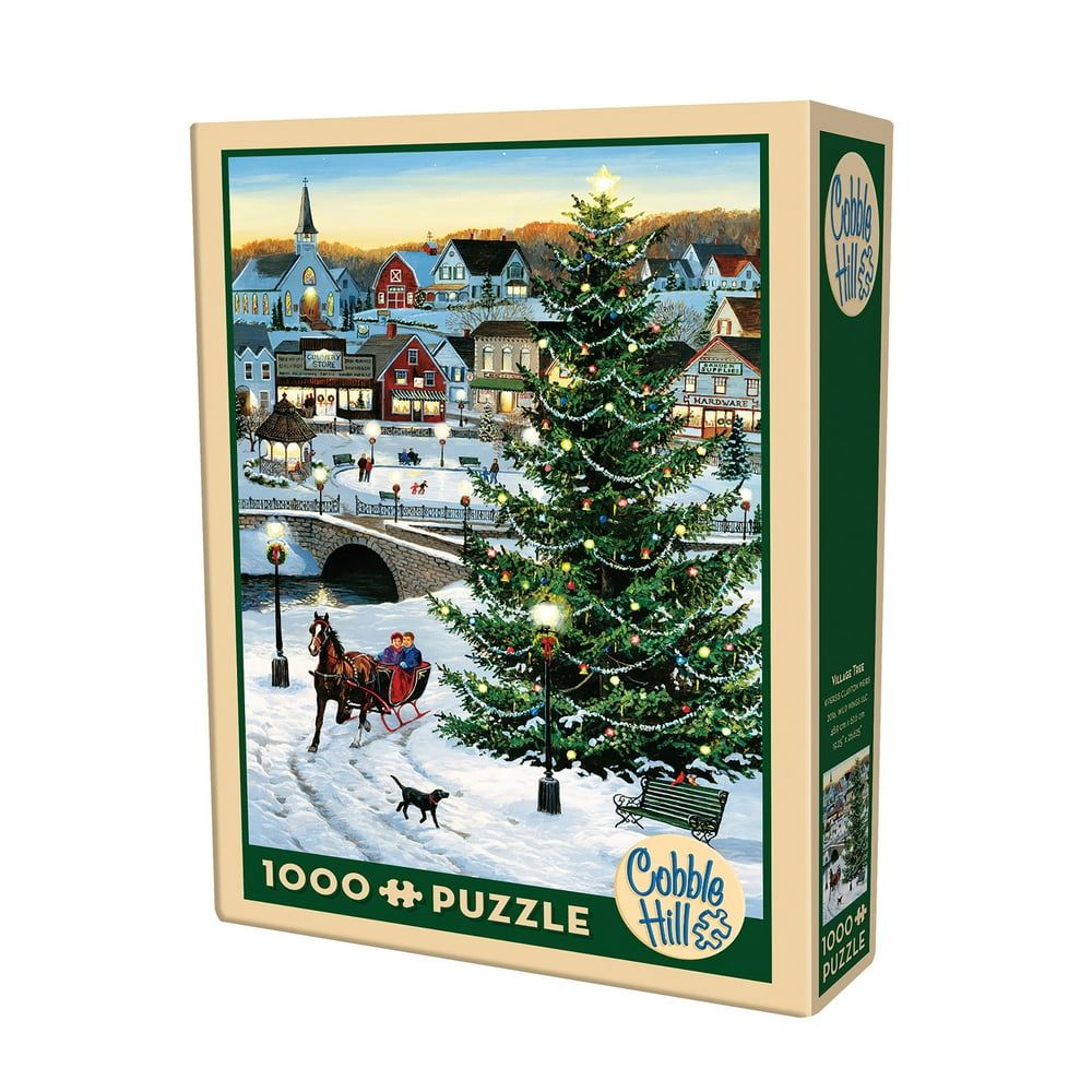Cobble Hill Village Tree Puzzle 1,000 Pieces