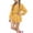Yellow, variant on Lovzfmll Girl's Set, Button Top with Ruffle & Tiered Skirt, Casual Dressy Outfits for Toddler, 2-3 Years