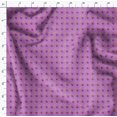 thumbnail image 4 of Soimoi Purple polyester Crepe Fabric Triangle & Strawberry Fruits Print Fabric by Yard 52 Inch Wide, 4 of 6