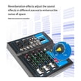 thumbnail image 3 of DJ Audio Mixer 4 Channel Sound Mixing Console with USB MP3 Jack 12V Power for Computer Recording an, 3 of 5
