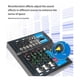 thumbnail image 3 of DJ Audio Mixer 4 Channel Sound Mixing Console with USB MP3 Jack 12V Power for Computer Recording an, 3 of 5