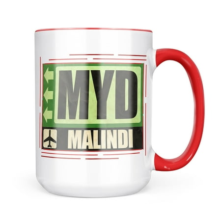 

Neonblond Airportcode MYD Malindi Mug gift for Coffee Tea lovers