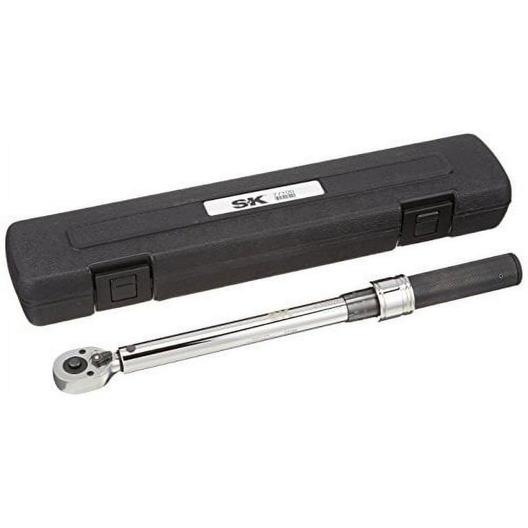 SK Hand Tool Micrometer Adjustable Torque Wrench, 3/8