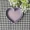 PURPLE, variant on Ceramic Cat Bowl Extra Heart-Shaped Wide Anti Vomiting Stress Free Design12cm Durable Ceramic Pet Bowl for Small Cats & Dogs