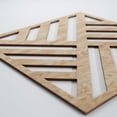 thumbnail image 5 of Ekena Millwork 15 3/8"W x 15 3/8"H x 1/4"T Medium Allen Decorative Fretwork Wood Wall Panels, Red Oak, 5 of 18