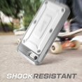 thumbnail image 5 of Iphone 7 Case,iPhone 8 Case, SUPCASE Full-body Rugged Holster Case with Built-in Screen Protector, White, 5 of 6