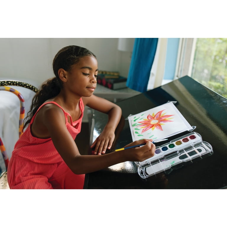 Prang Watercolor Paint Set with Glitter, 8 Colors photo 3
