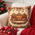 thumbnail image 6 of 2D Christmas Pillow Cover, Xmas Throw Pillow Case, Sofa Bedroom Home Holiday Decor, 17.71 in, 6 of 6