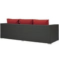 thumbnail image 3 of Ergode Sojourn Outdoor Patio Sunbrella Sofa - Canvas Red, 3 of 5