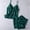 Green, variant on Binmer Women's Satin V Neck Lace Cami Pajama Set,2 Piece Loungewear with Shorts Beige,Women's Plus L