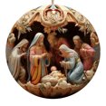 thumbnail image 5 of Holloyiver Christmas Wood 3D Hanging Birth of Jesus, 5 of 8