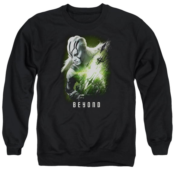 Star Trek Beyond Jaylah Poster Adult Crewneck Sweatshirt Black