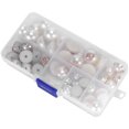 thumbnail image 4 of Flatback Pearl Plastic Half Round Caja del teléfono móvil DIY Accesorios Decoraciones artesanales, 4 of 8