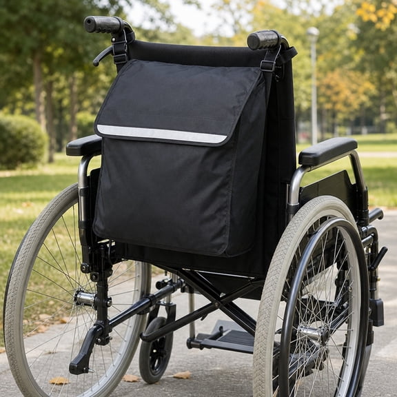 Wheelchair Backpack Bag, Wheelchair Pouch, Backpack for Wheelchair Users, Wheelchair Bags to Hang on Back, Wheelchair Accessories Bag