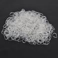 thumbnail image 3 of 500pcs Transparente Élastique Cheveux Anneau Femmes TPU Bandeau Fille Queue de Cheval Coiffure Cheveux Corde, 3 of 10