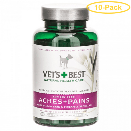 Vets Best Aches & Pains Relief for Dogs 50 Tablets - Pack of (Best Retin A Over The Counter)
