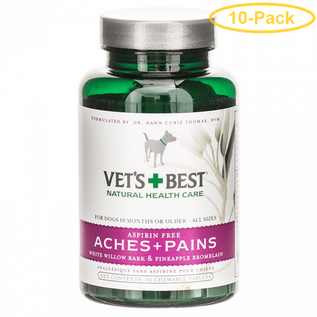 Vets Best Aches & Pains Relief for Dogs 50 Tablets - Pack of (Best Over The Counter Retinol)