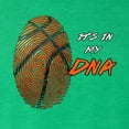 thumbnail image 3 of Wild Bobby, Basketball Fingerprint It's In My DNA, Sports, Men Premium Tri Blend Tee, Envy, Small, 3 of 5