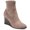 Taupe, variant on Journee Collection Womens Hepburn Faux Suede Ankle Wedge Boots
