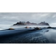 thumbnail image 2 of De La, Javier 24x15 White Modern Wood Framed Museum Art Print Titled - Stokksnes, 2 of 4
