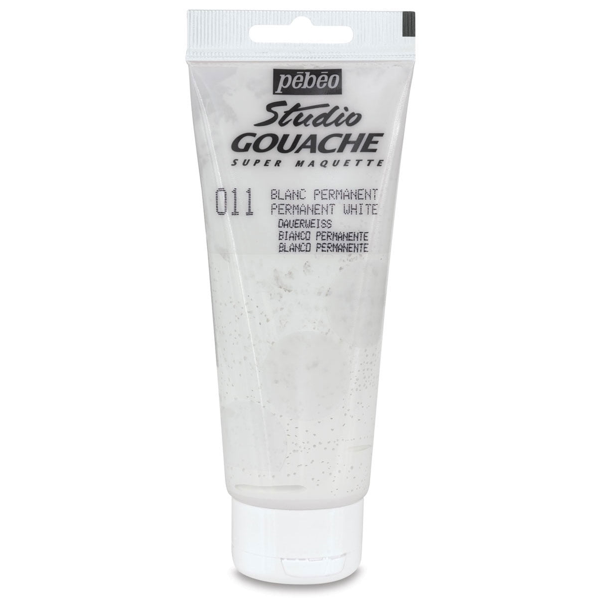 Pebeo Studio Gouache Permanent White, 100 ml Tube