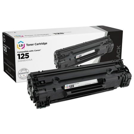 LD © Compatible Canon 3484B001AA / Canon 125 Black Laser Toner Cartridge for use in Canon ImageClass LBP6000, LBP6030w, & MF3010 (Best Laser Printer Toner Value)