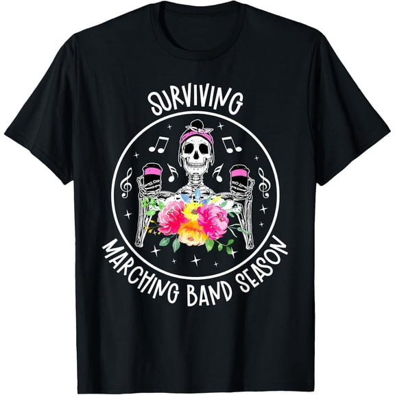 Marching Band Season Marching Band Mom Marching Band Mama T-Shirt Size S-5XL