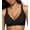 Dark Black, variant on 2026 Women Seamless Wireless Bras Push Up Deep V No Underwire Supportive Bralettes Full Coverage Plunge Everyday Bra