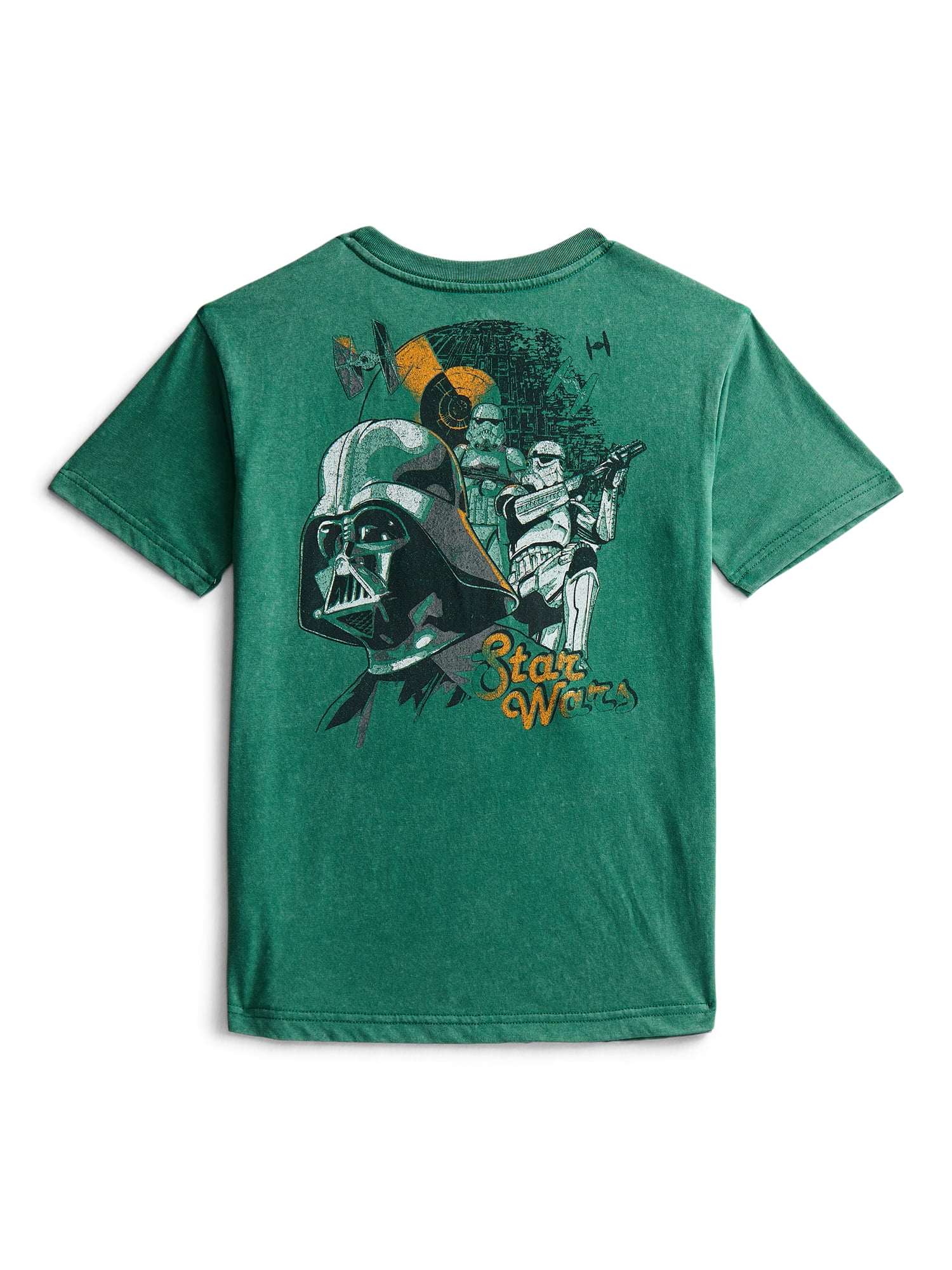 Star Wars Boys Short Sleeve Graphic Tee and Shorts Set, 2-Piece, Sizes 4-16