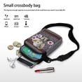 thumbnail image 7 of HELLHERO Butterfly Sunflower Crossbody Sling Bag with Adjustable Strap Polyester Women 4.33"x1.97"x7.09" for Travel, 7 of 7