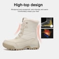 thumbnail image 4 of Cyiecw Women's Snow Boots Winter Waterproof Lightweight Warm Mid-Calf Comfortable Hiking Boots for Women, 4 of 8