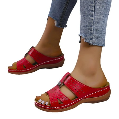 

Summer Ladies Fish Mouth Sandals Casual Footwear Casual Roman Slippers