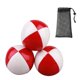 thumbnail image 5 of 3 pelotas de malabares, pelotas pequeñas de PU, accesorios difíciles para juegos en el patio trasero, lanzamiento fácil. Rojo Blanco, 5 of 8