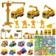 thumbnail image 5 of Calendario de Adviento de Navidad de 24 días, juguetes para autos, ingeniería militar, camión de bomberos, juguetes para autos, calendario de cuenta regresiva 2025, caja de regalo para niños, 5 of 5
