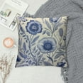 thumbnail image 2 of COMIO  Blue Floral Pillow Covers, Blue and White Throw Pillows, Chinoiserie Pillow Cover, Blue Throw Pillows for Couch, Pillow Cover, 2 of 5