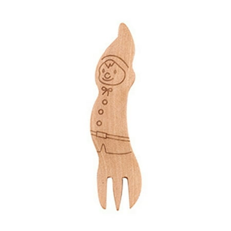 

Wooden Baby Tableware Cartoon Tableware Dessert Ice Cream Scoop Teaspoon