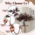thumbnail image 5 of PERFNIQUE 6 Pack Artificial Plum Cimicifuga Leaf Sprays, 32" Faux Ramosa Branches for Vase, Fall Floral Stems for Table Centerpiece, Farmhouse, Wedding, or Mantel Decor, 5 of 9