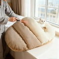 thumbnail image 3 of FEISHENTT Cat Bed for Indoor Cats, Cute Cat Bed Cave, Slipper Covered Cat Bed, Cozy Soft Pet Bed for Cat and Dog, Warm Kitten Bed House Cave,Pet House Nest for Indoor Puppy and Kitten, 3 of 5