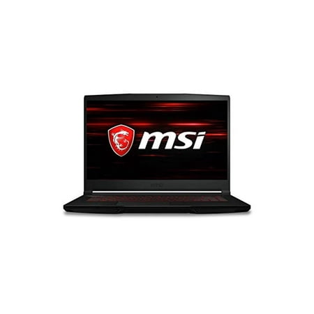 USED A+ MSI GF63 Thin 9RCX-818 15.6" Gaming Laptop, Thin Bezel, Intel Core i7-9750H, NVIDIA GeForce GTX 1050 Ti, 8GB, 256GB